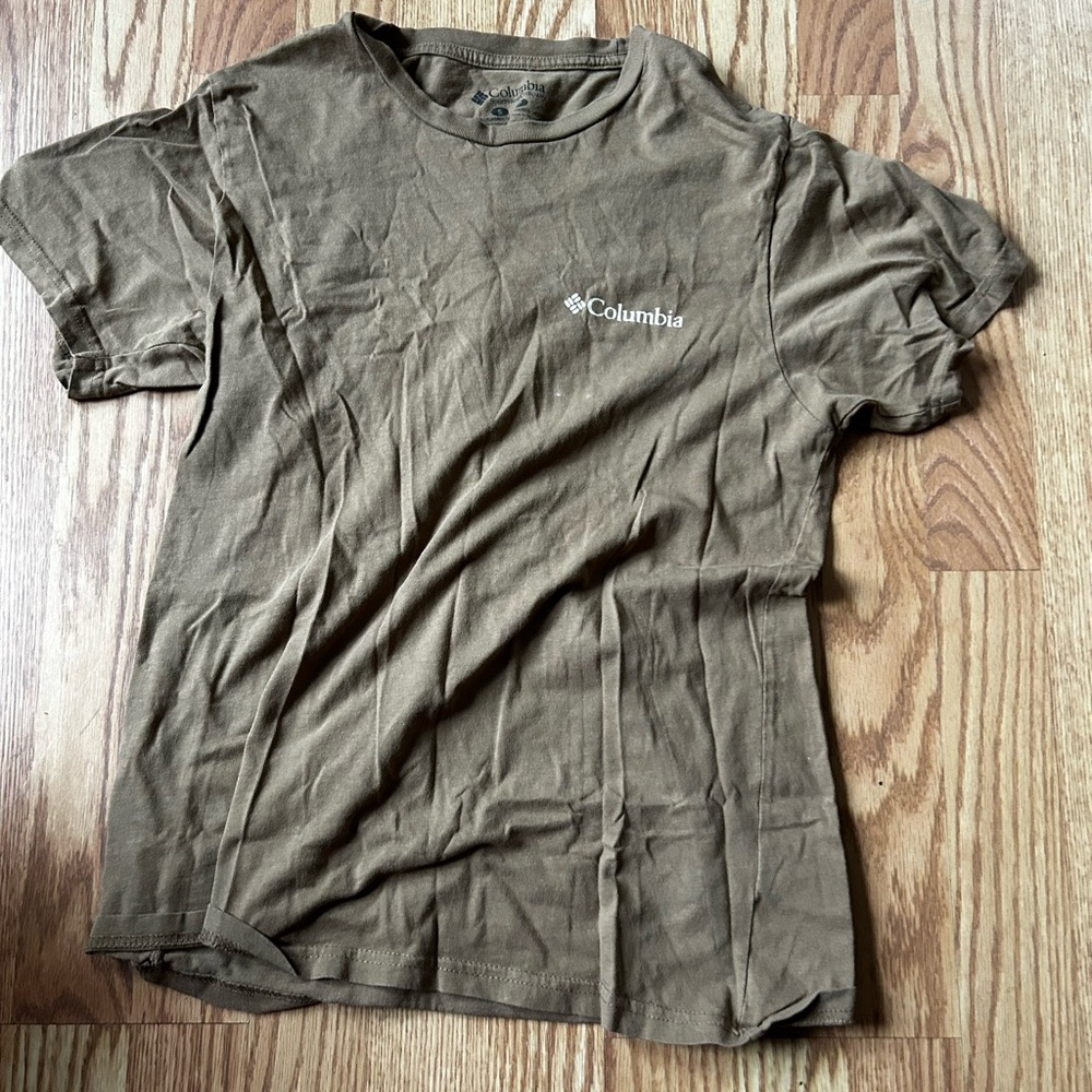 Columbia Men's Short Sleeve Brown Tee